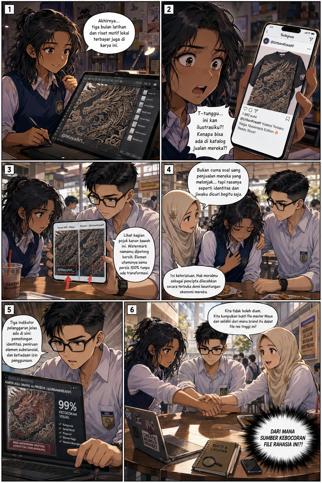 EduTeach - Comic Engine Storyboard