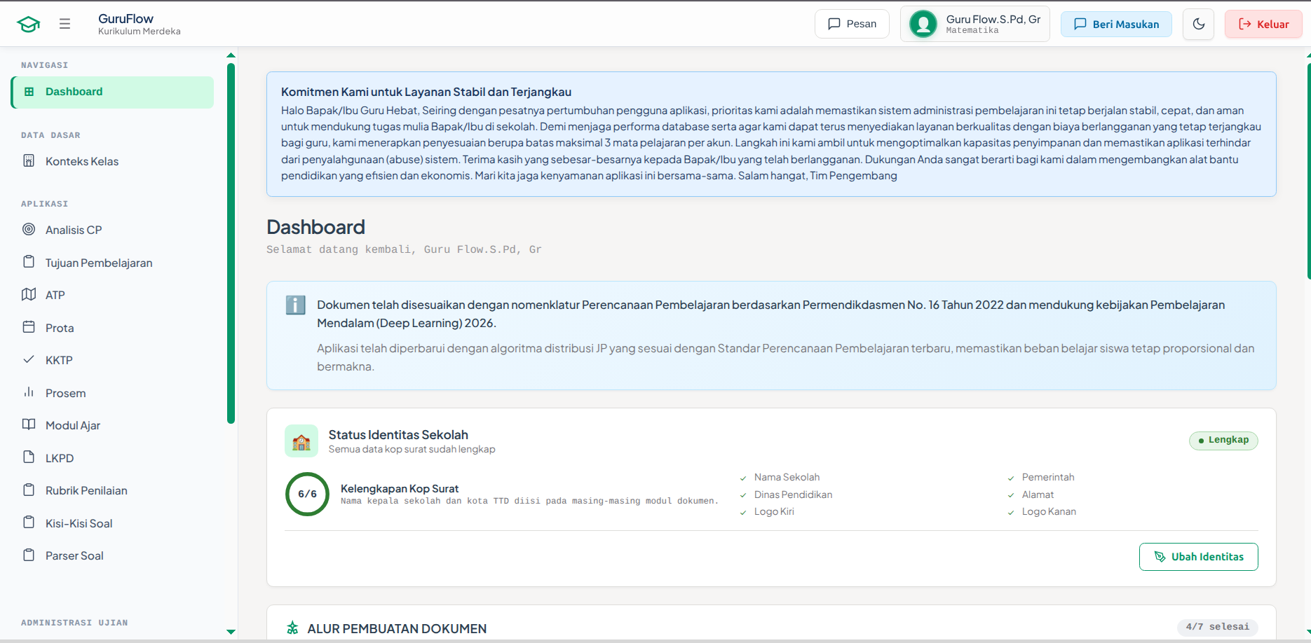 DocuTeach Dashboard